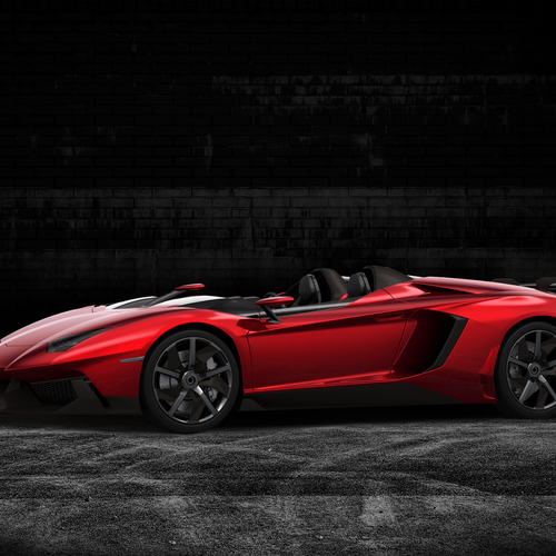 2012 Lamborghini Aventador J Concept Side View