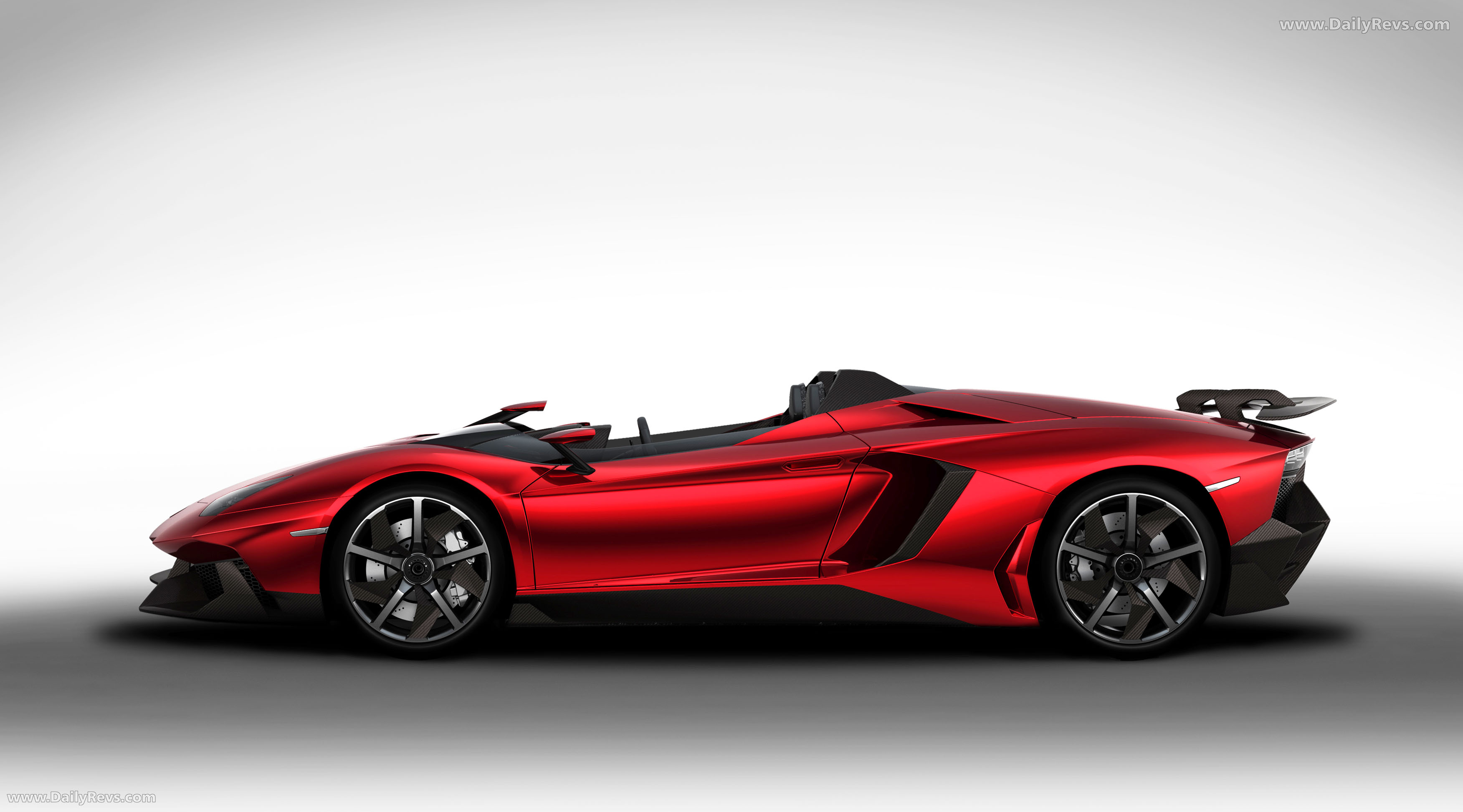 2012 Lamborghini Aventador J Concept Side View