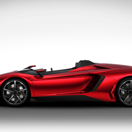 2012 Lamborghini Aventador J Concept Side View