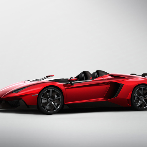 2012 Lamborghini Aventador J Concept Side View