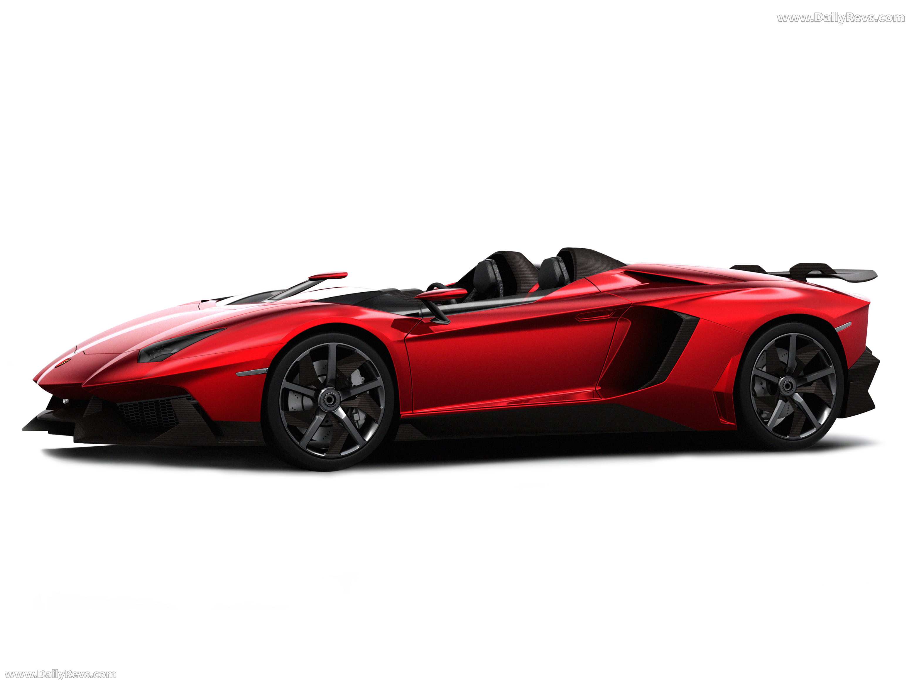 2012 Lamborghini Aventador J Concept Side View