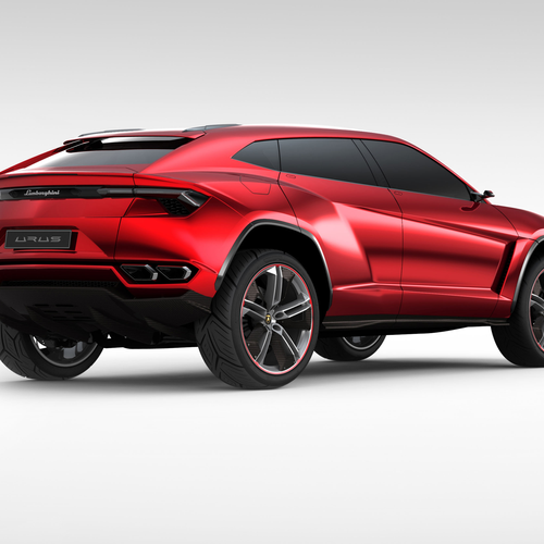 2012 Lamborghini Urus Concept Rear View