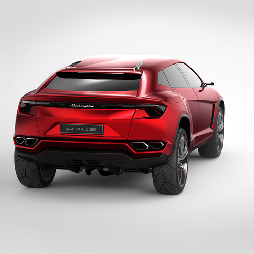 2012 Lamborghini Urus Concept Rear View