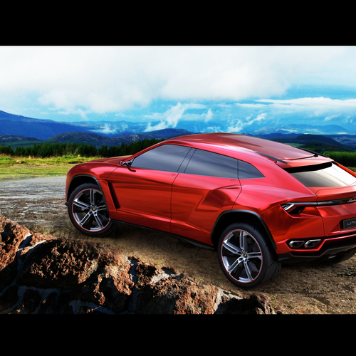 2012 Lamborghini Urus Concept Rear View
