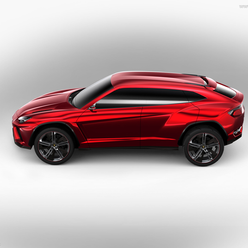 2012 Lamborghini Urus Concept Side View