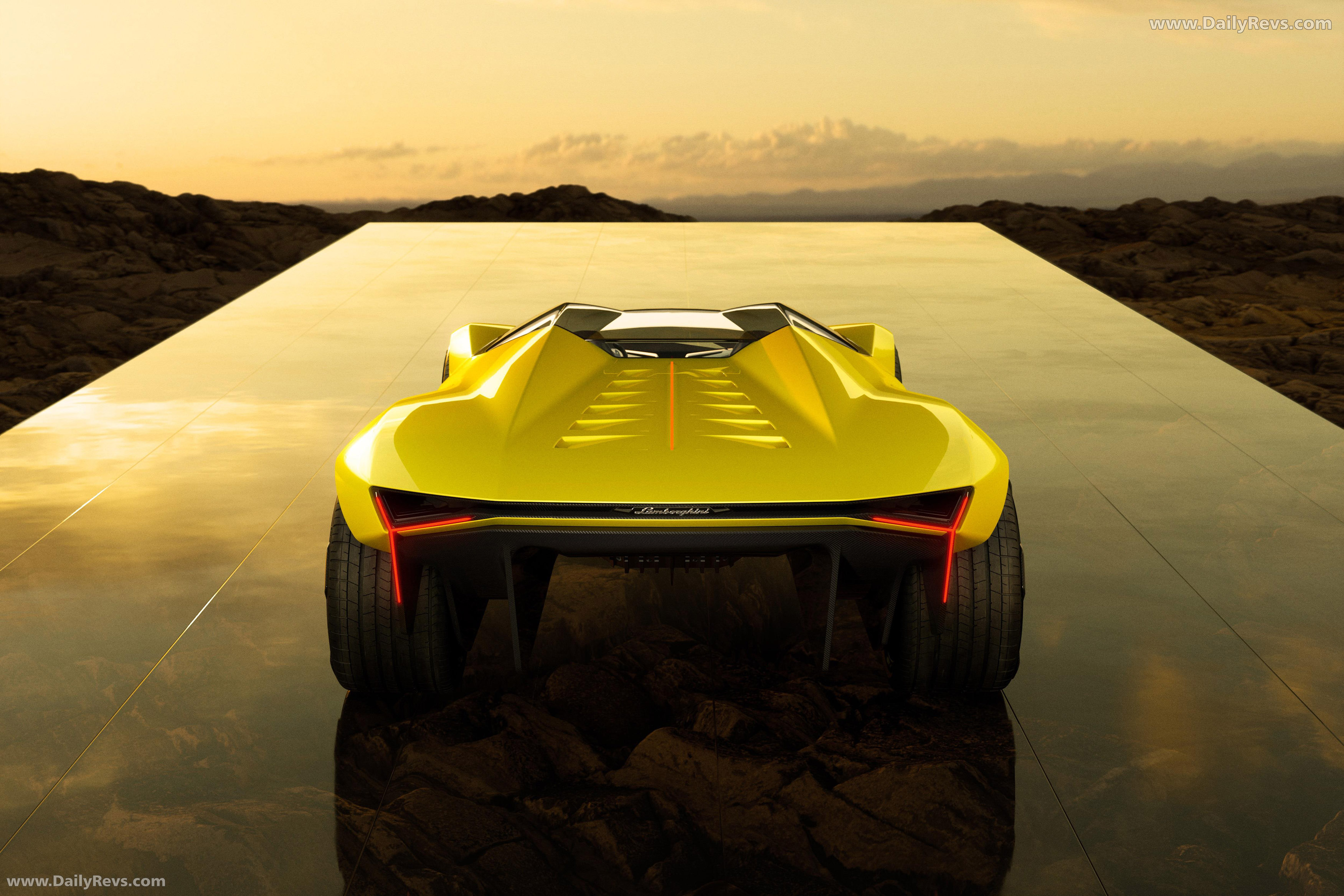 2025 Lamborghini Manifesto Concept Rear View