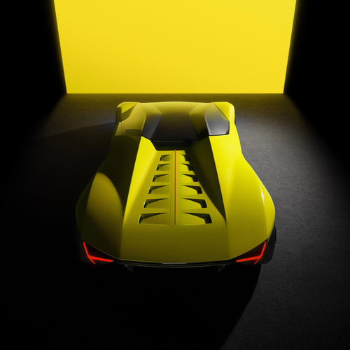 2025 Lamborghini Manifesto Concept Rear View
