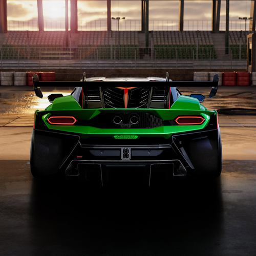2026 Lamborghini Temerario Super Trofeo Rear View