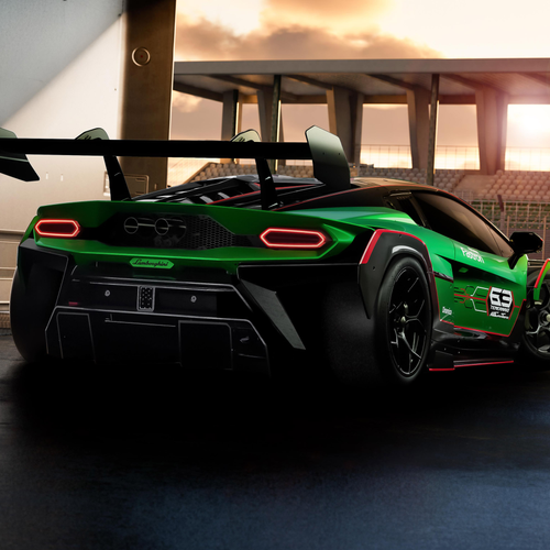 2026 Lamborghini Temerario Super Trofeo Rear View