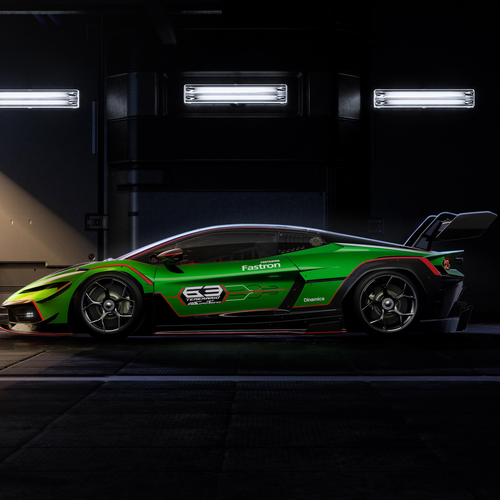 2026 Lamborghini Temerario Super Trofeo Side View