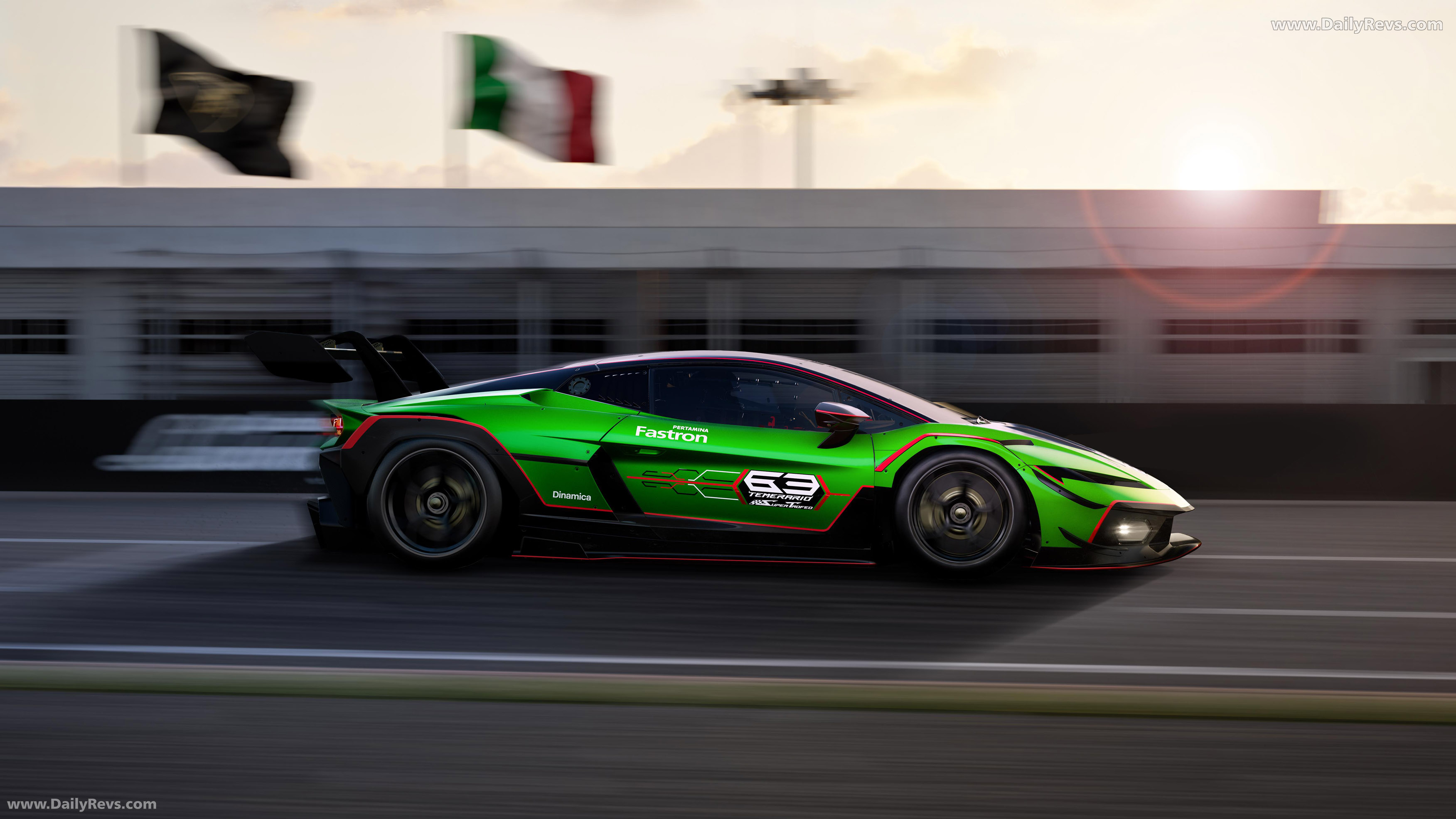 2026 Lamborghini Temerario Super Trofeo Side View