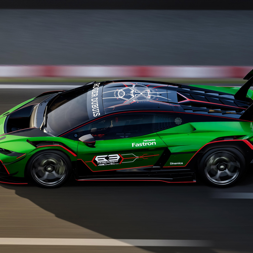 2026 Lamborghini Temerario Super Trofeo Side View