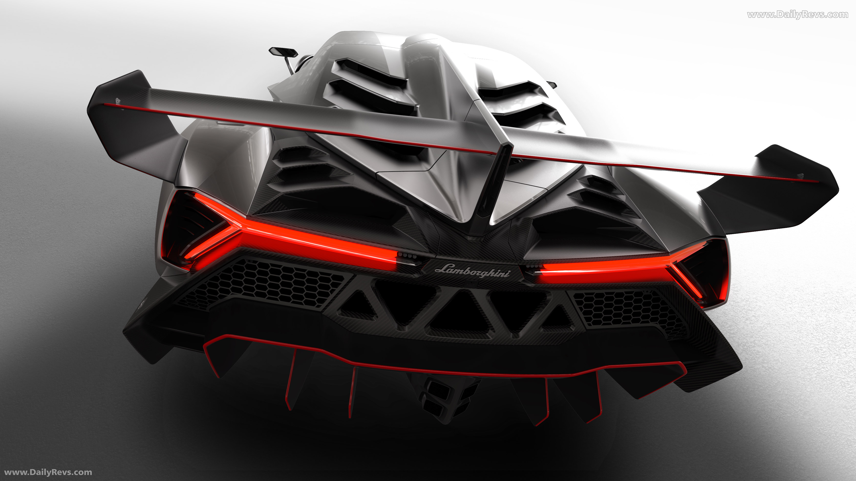 2013 Lamborghini Veneno Rear View