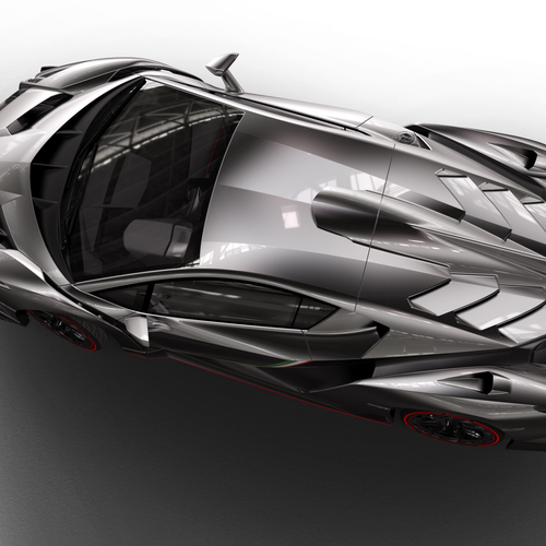 2013 Lamborghini Veneno Top View