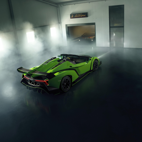 2014 Lamborghini Veneno Roadster Rear View