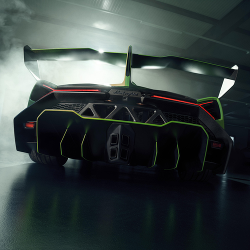 2014 Lamborghini Veneno Roadster Rear View