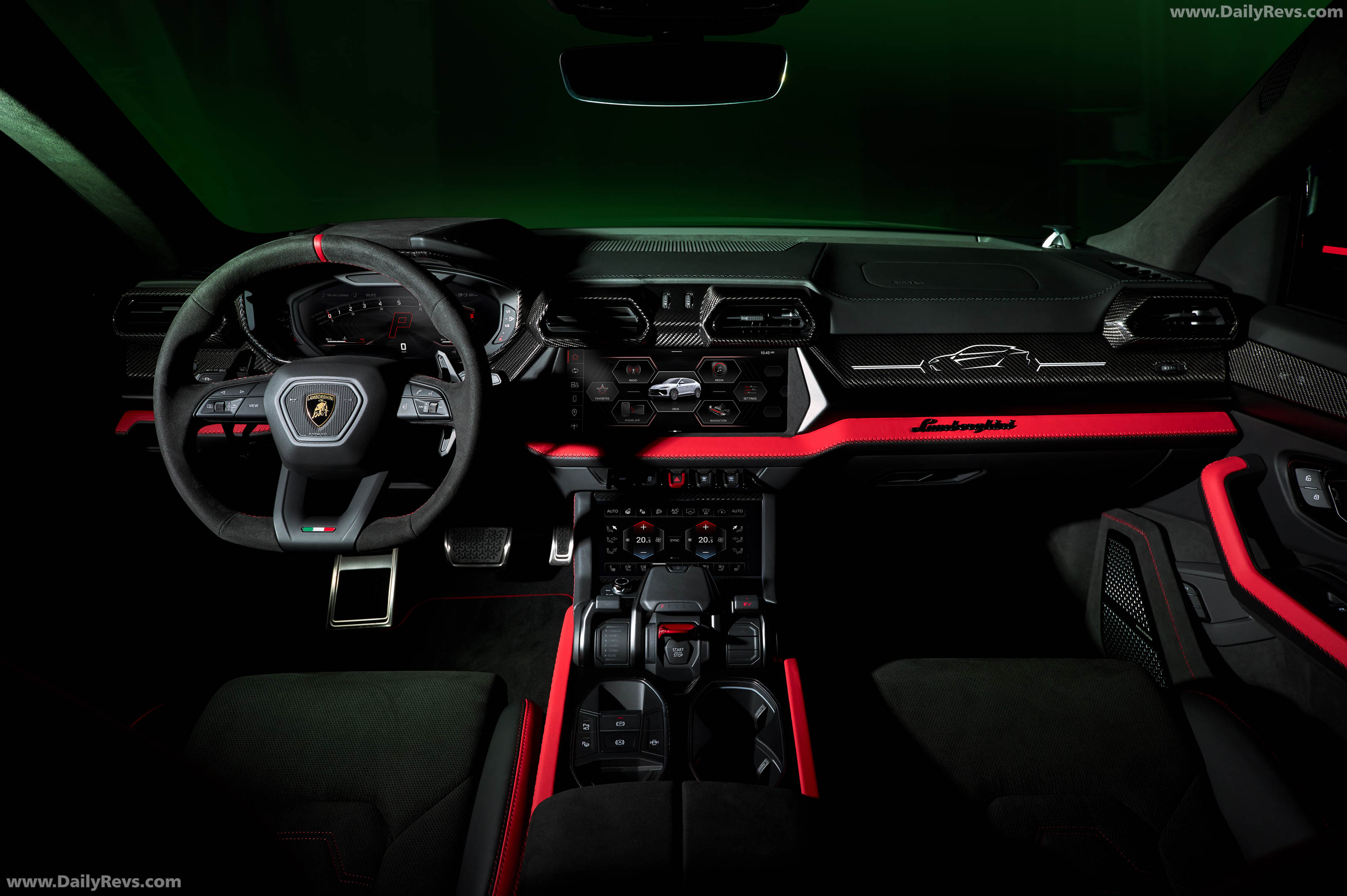 2027 Lamborghini Urus SE Tettonero Capsule Interior