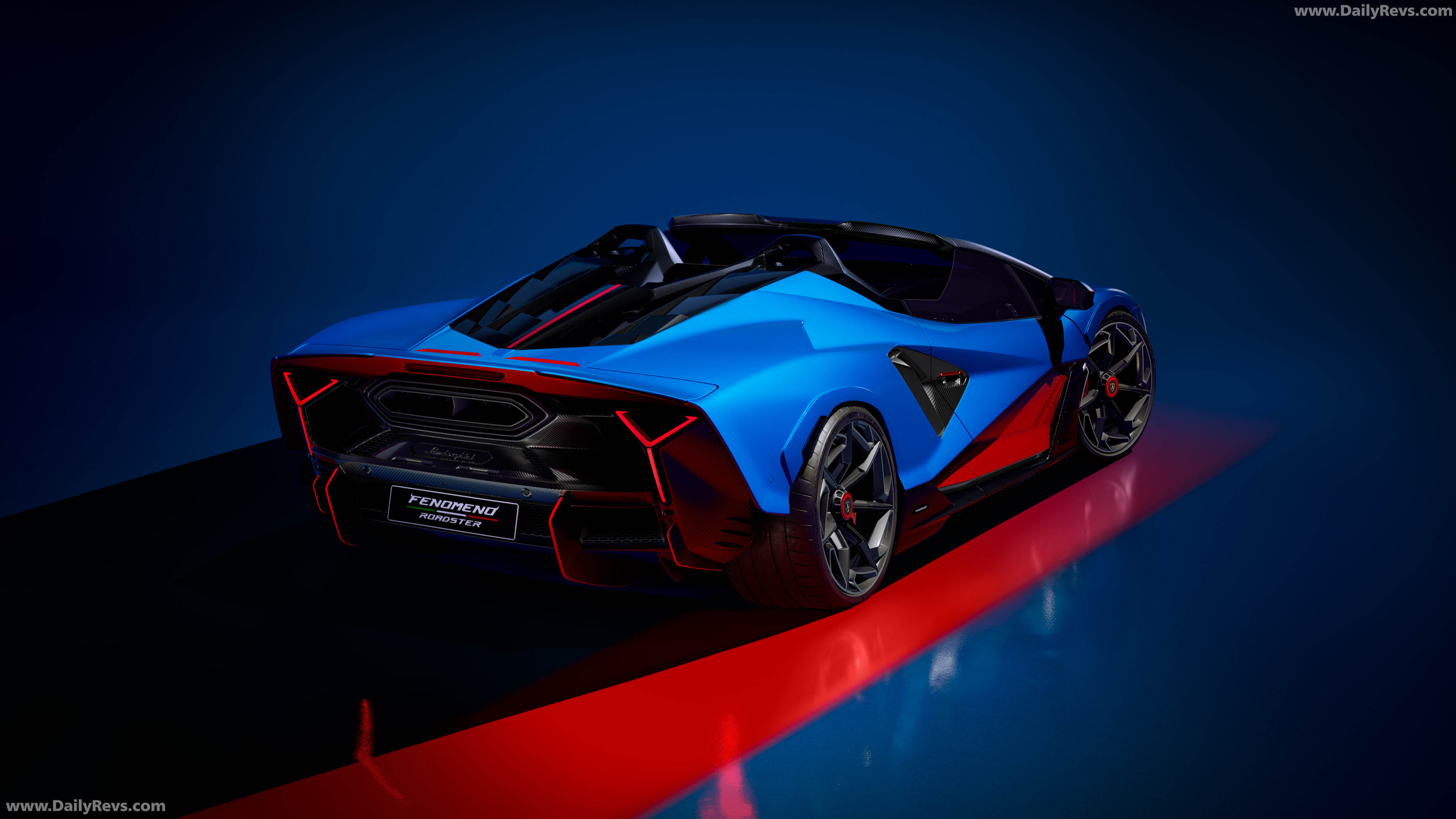 2027 Lamborghini Fenomeno Roadster Rear View