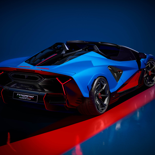 2027 Lamborghini Fenomeno Roadster Rear View