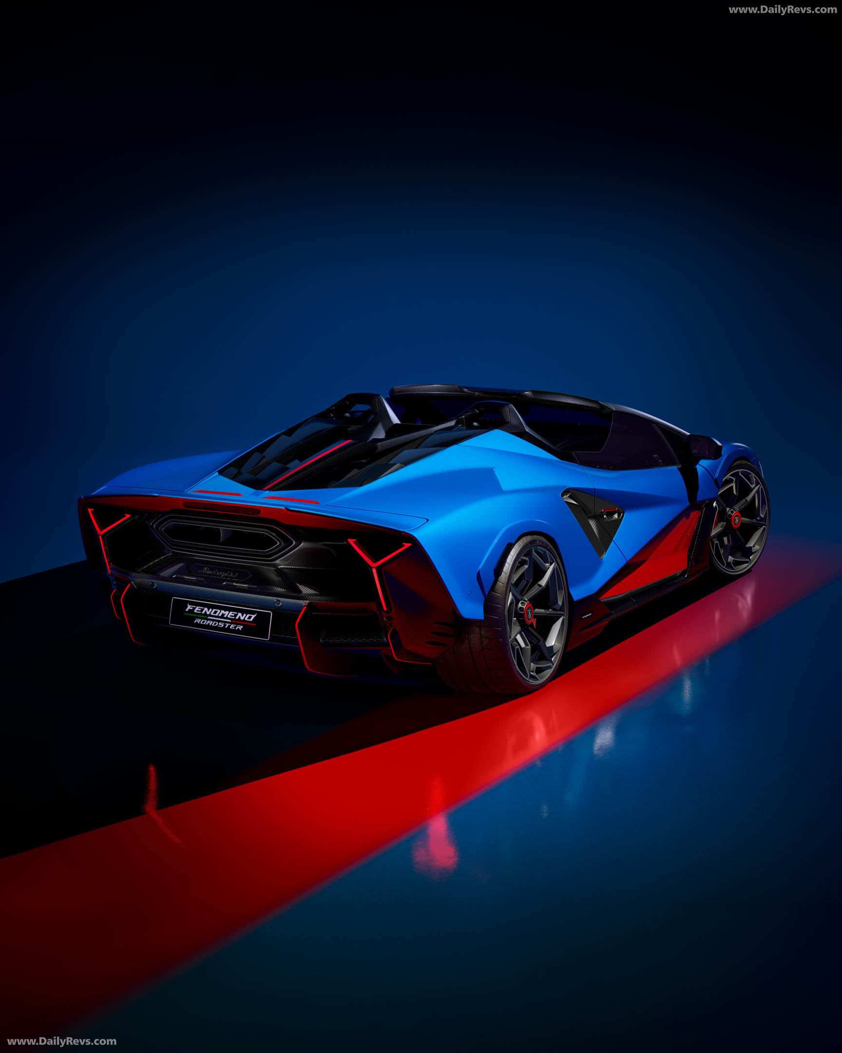 2027 Lamborghini Fenomeno Roadster Rear View