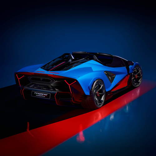 2027 Lamborghini Fenomeno Roadster Rear View