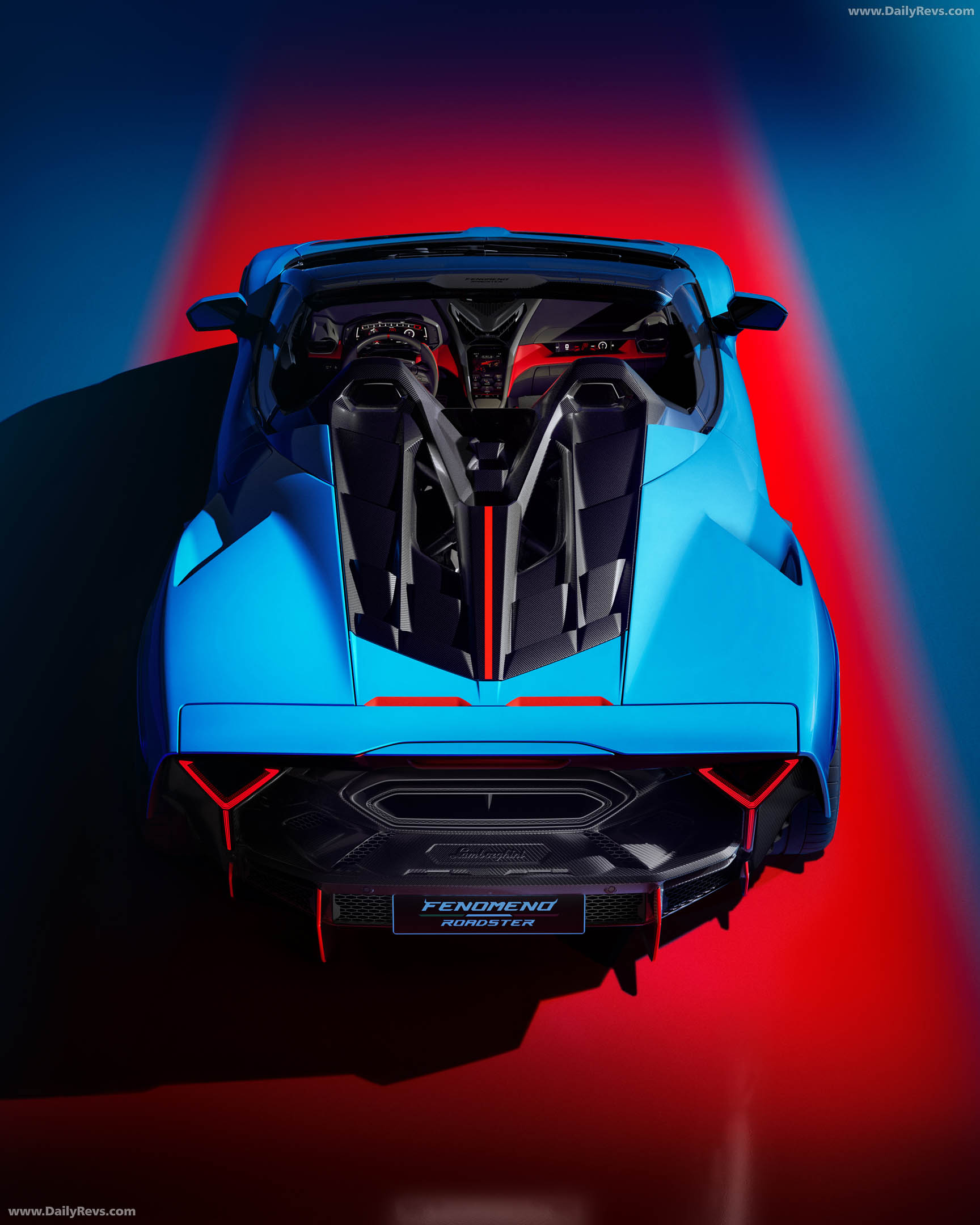 2027 Lamborghini Fenomeno Roadster Rear View