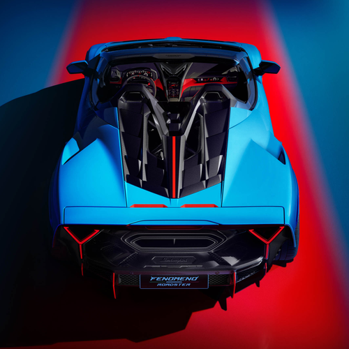 2027 Lamborghini Fenomeno Roadster Rear View