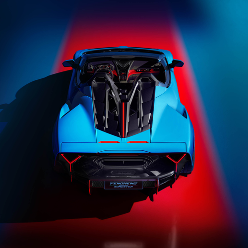 2027 Lamborghini Fenomeno Roadster Rear View