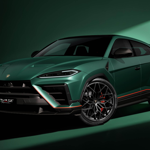 2027 Lamborghini Urus SE Performante Verde Hydra Front View