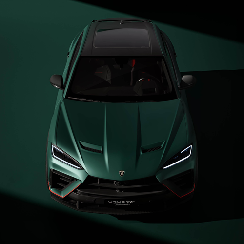 2027 Lamborghini Urus SE Performante Verde Hydra Top View