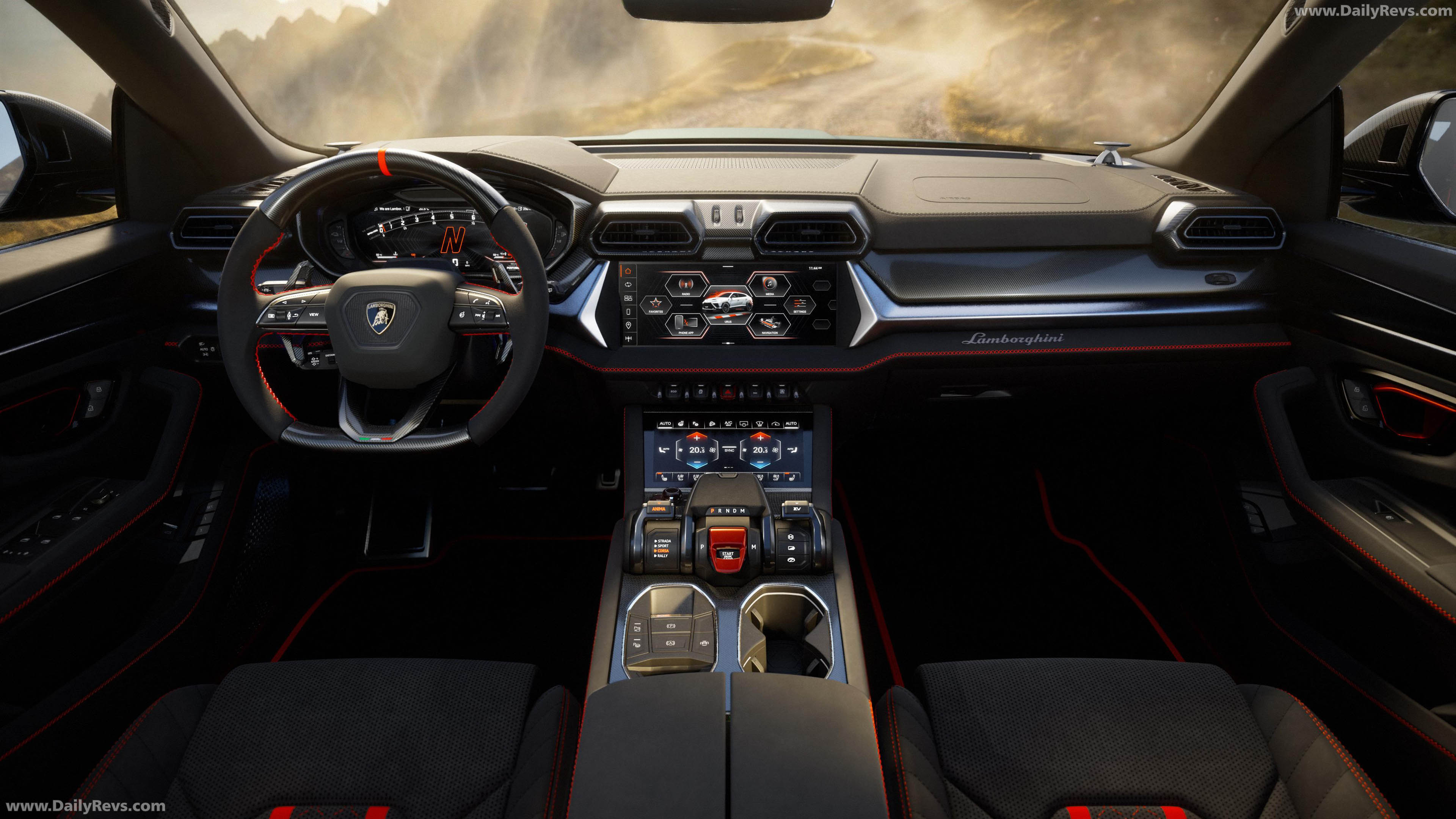 2027 Lamborghini Urus SE Performante Verde Hydra Interior