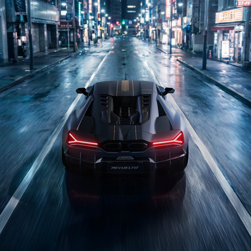 2026 Lamborghini Revuelto Impavido Rear View