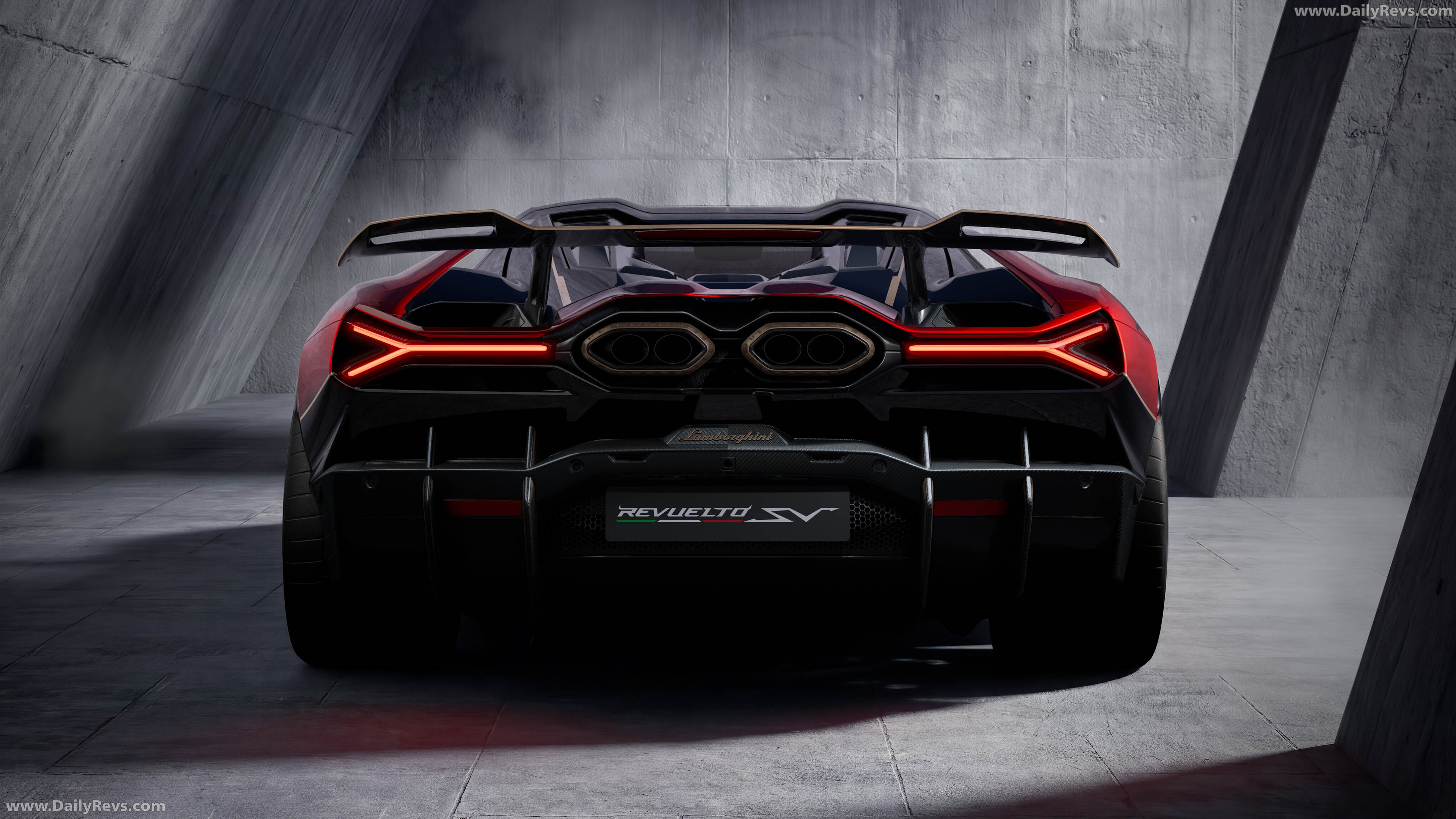 2027 Lamborghini Revuelto SV Rear View