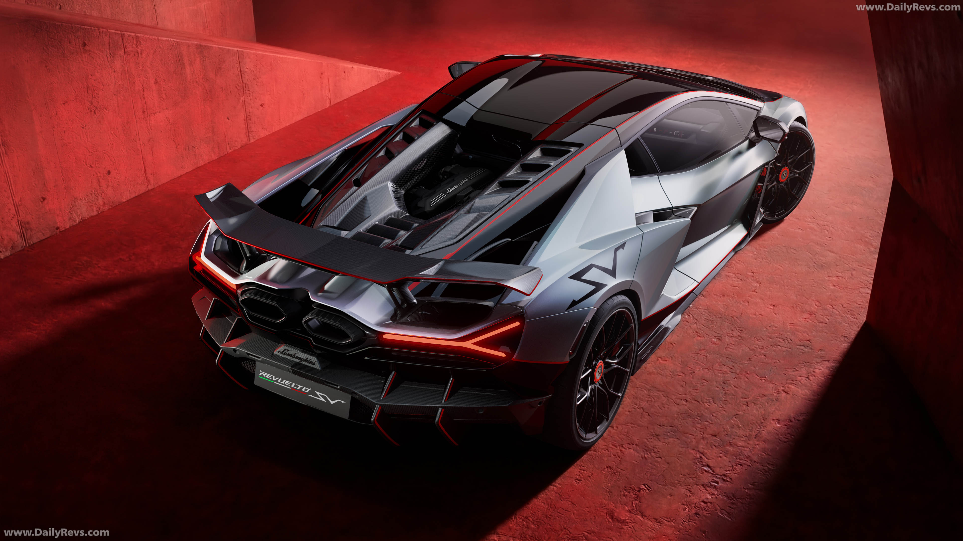 2027 Lamborghini Revuelto SV Rear View