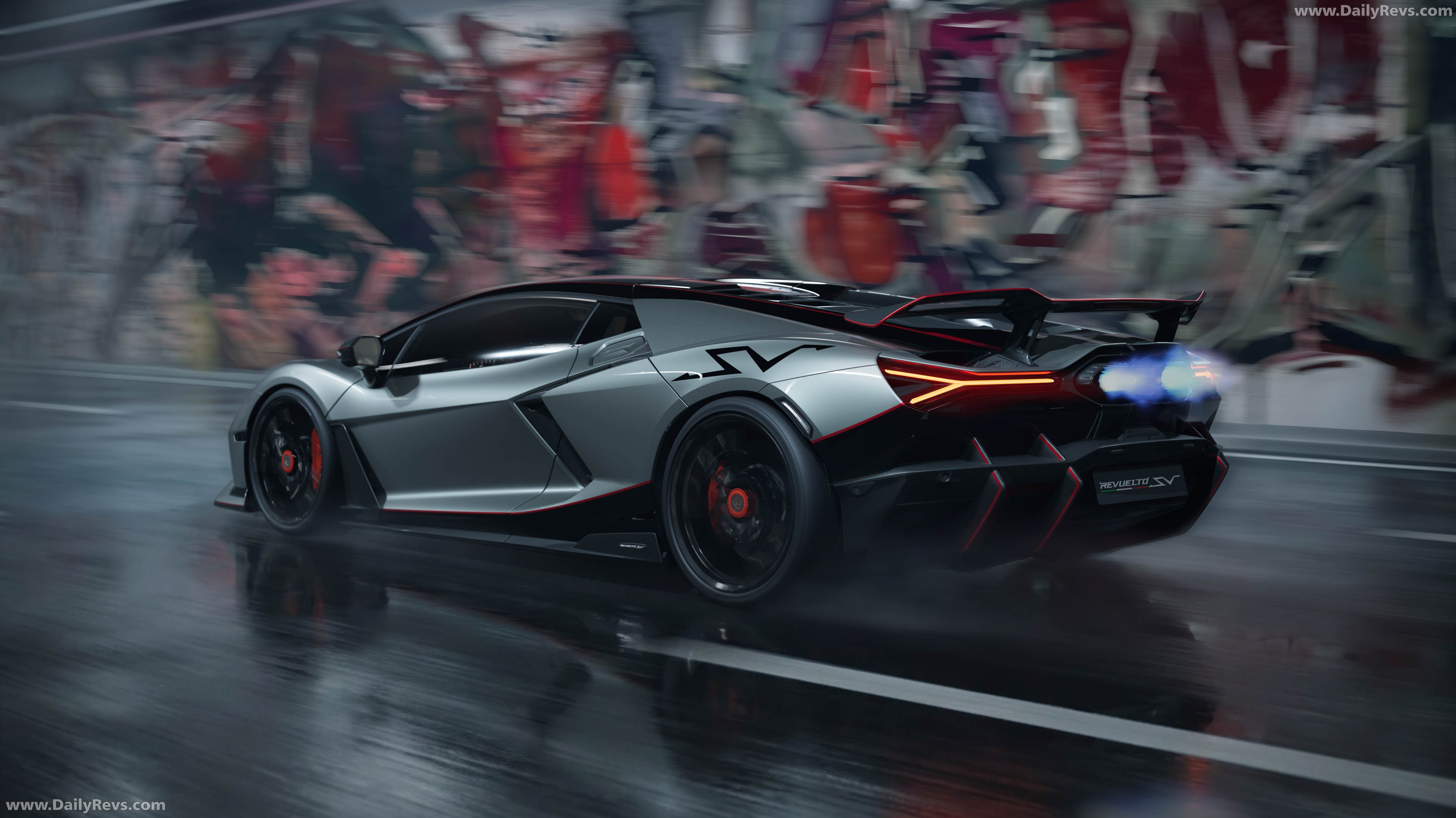 2027 Lamborghini Revuelto SV Rear View