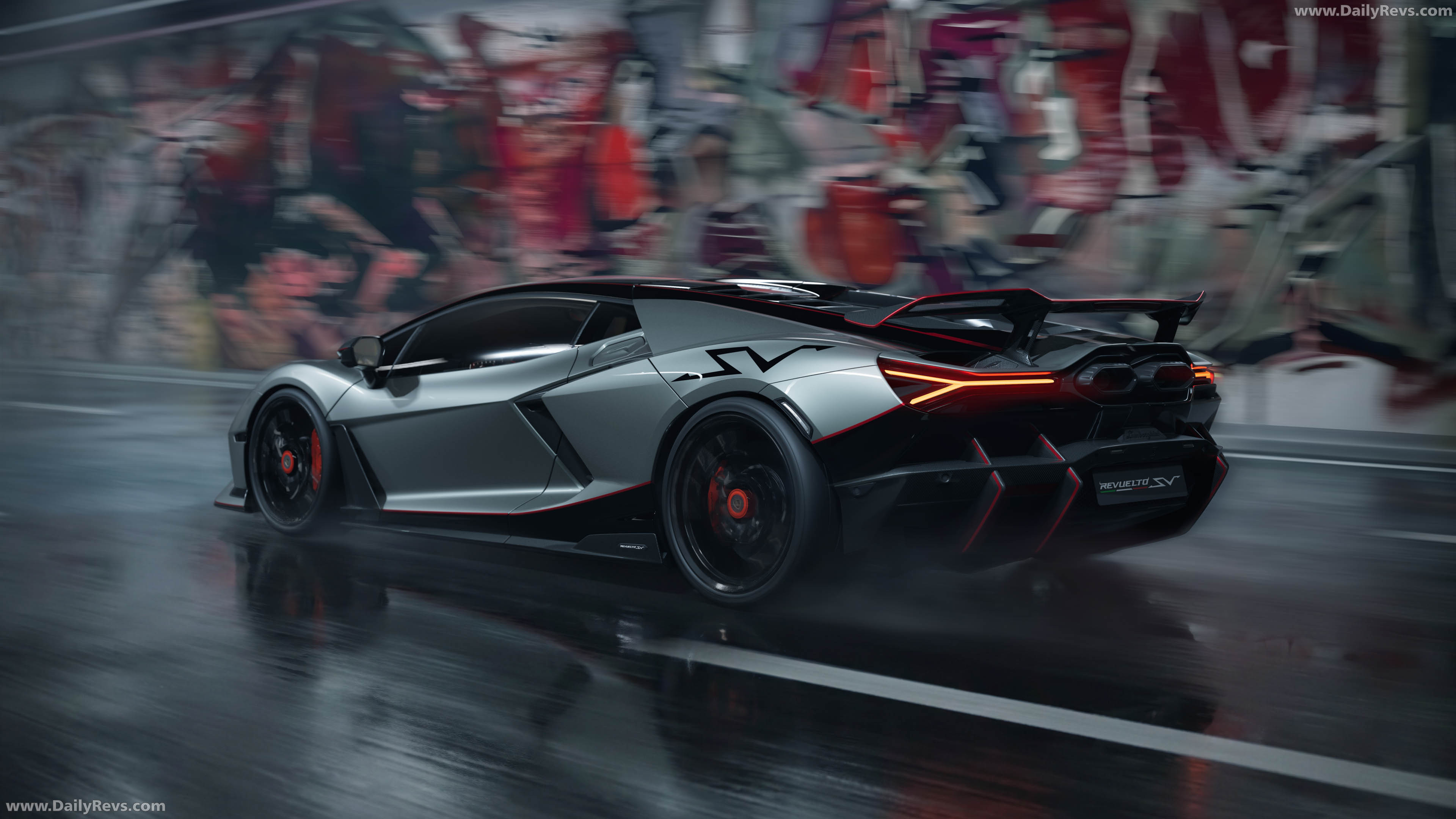 2027 Lamborghini Revuelto SV Rear View