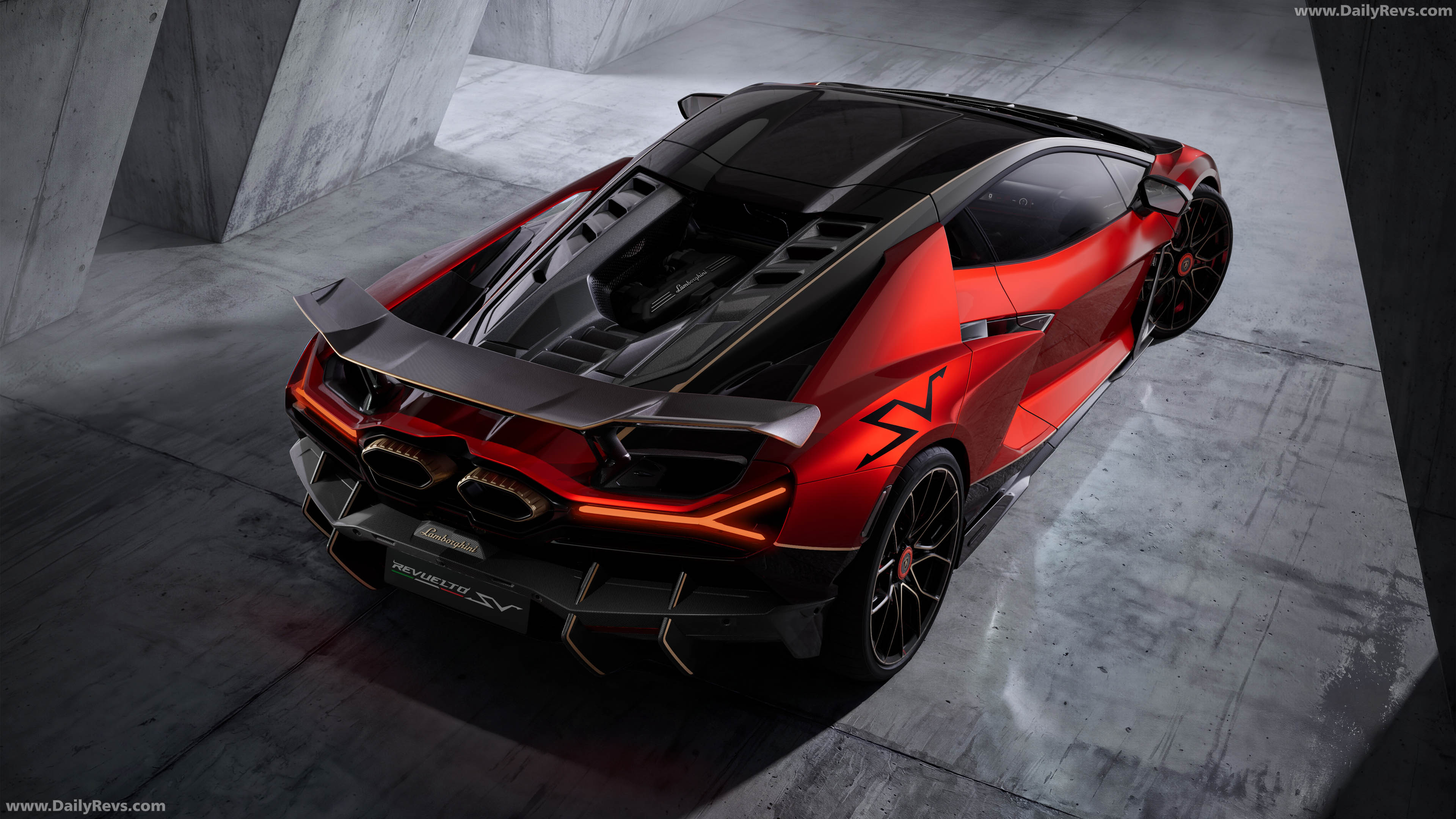 2027 Lamborghini Revuelto SV Rear View