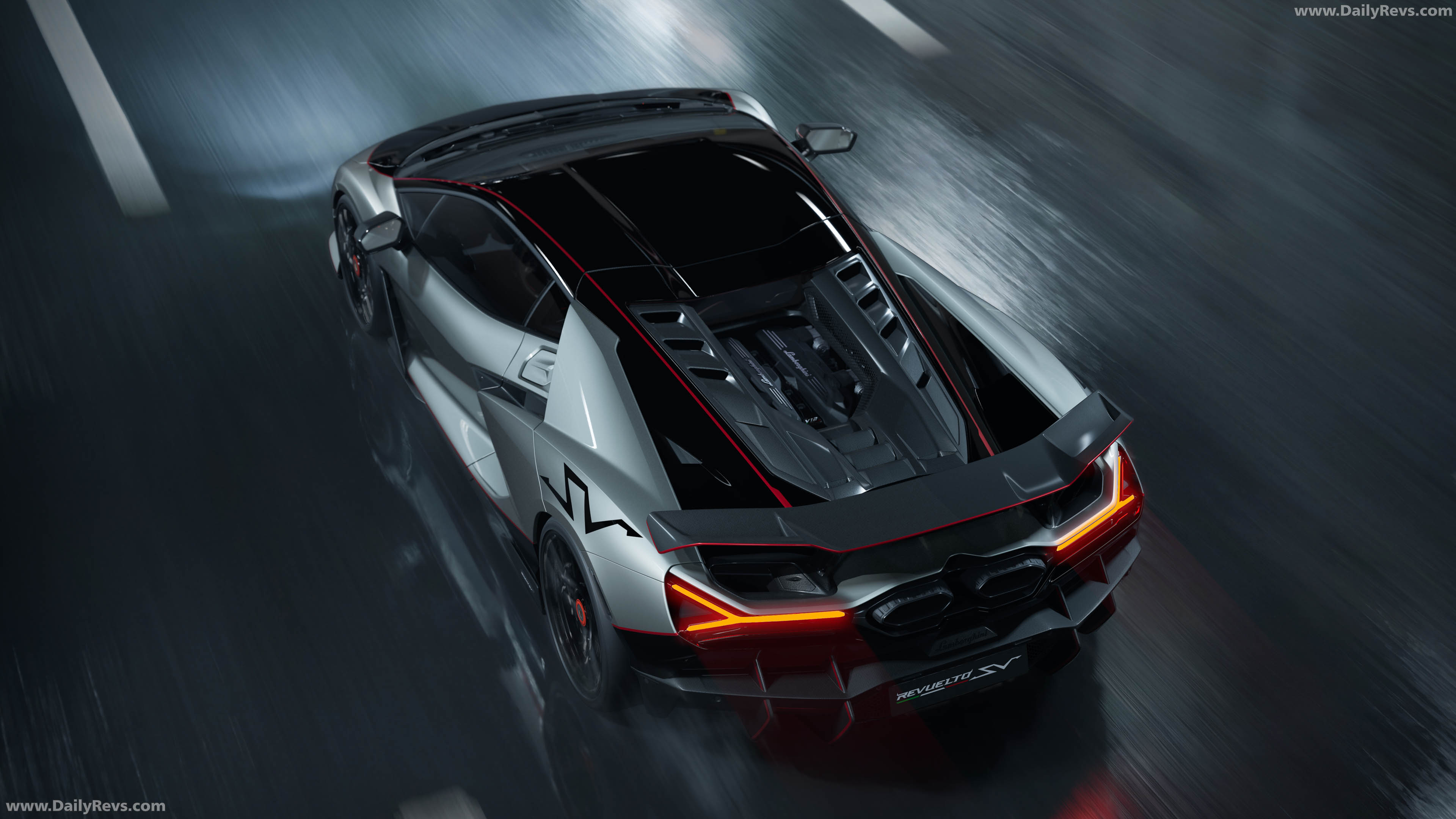 2027 Lamborghini Revuelto SV Top View