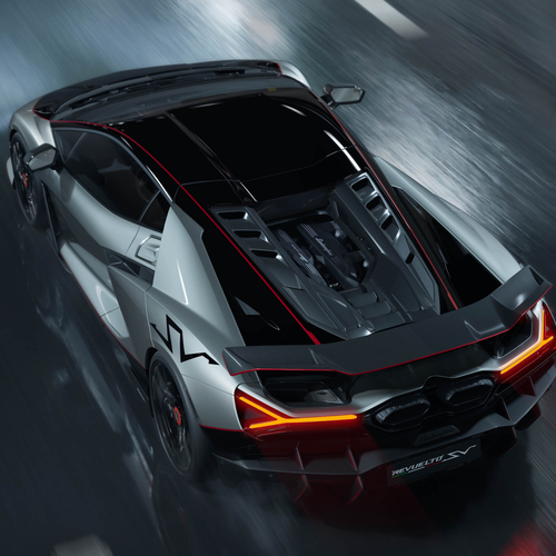 2027 Lamborghini Revuelto SV Top View