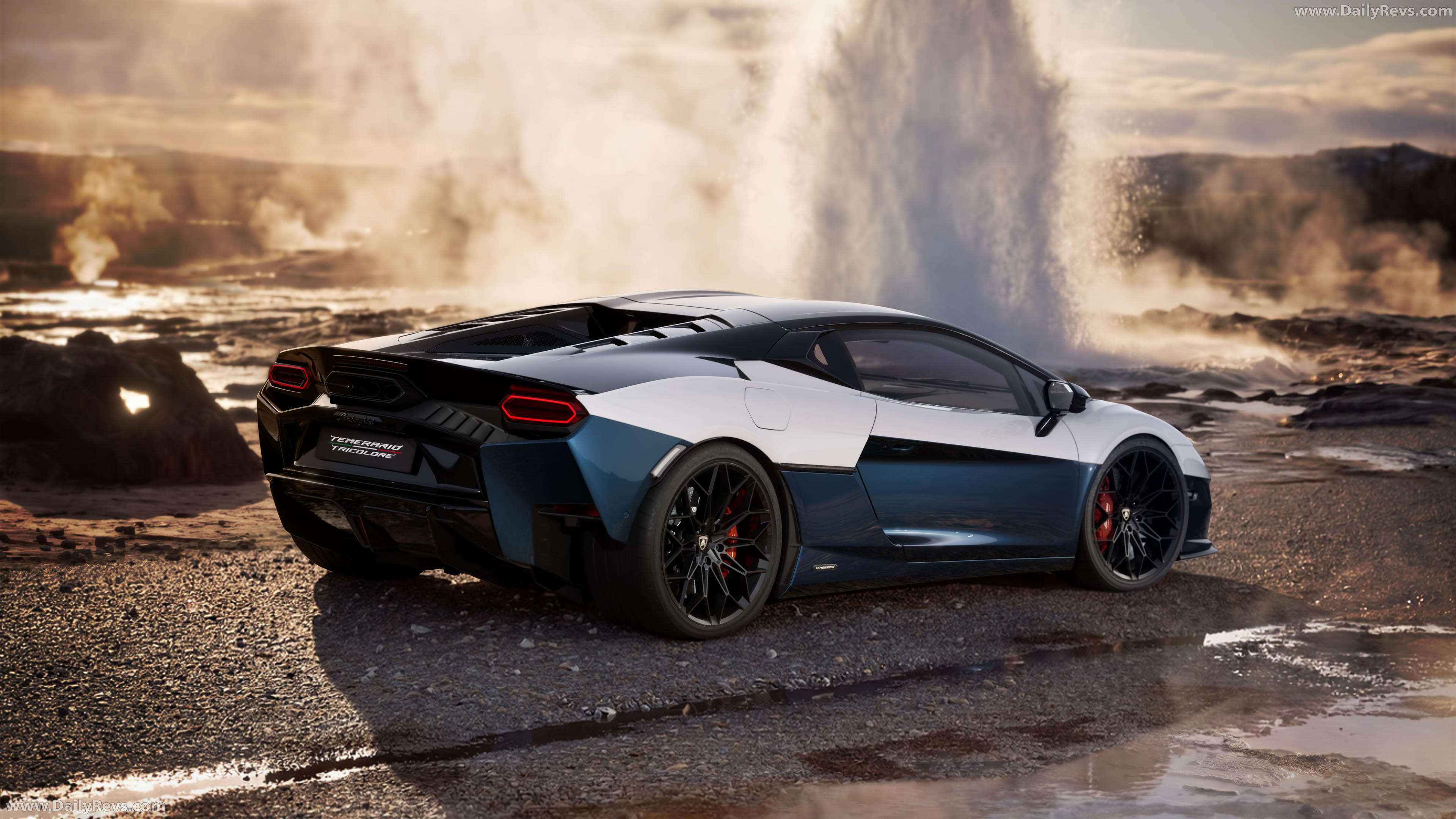 2026 Lamborghini Temerario Tricolore Rear View