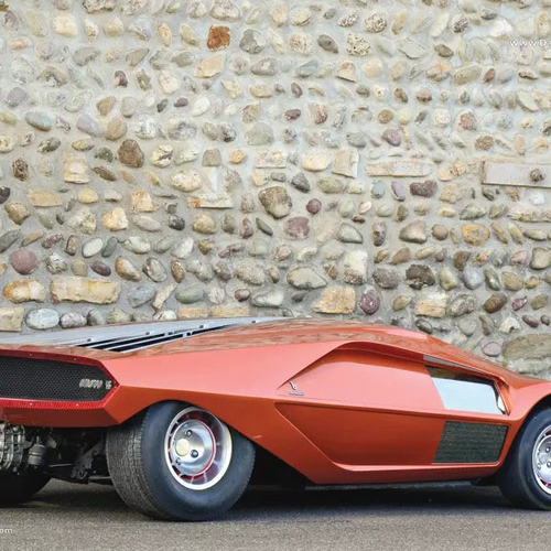 1970 Lancia Stratos HF Zero Rear View