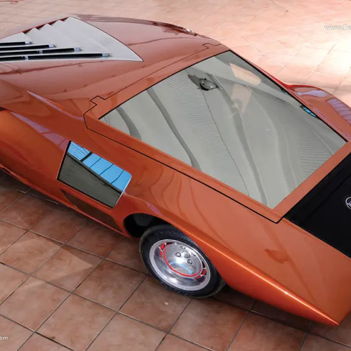 1970 Lancia Stratos HF Zero Top View