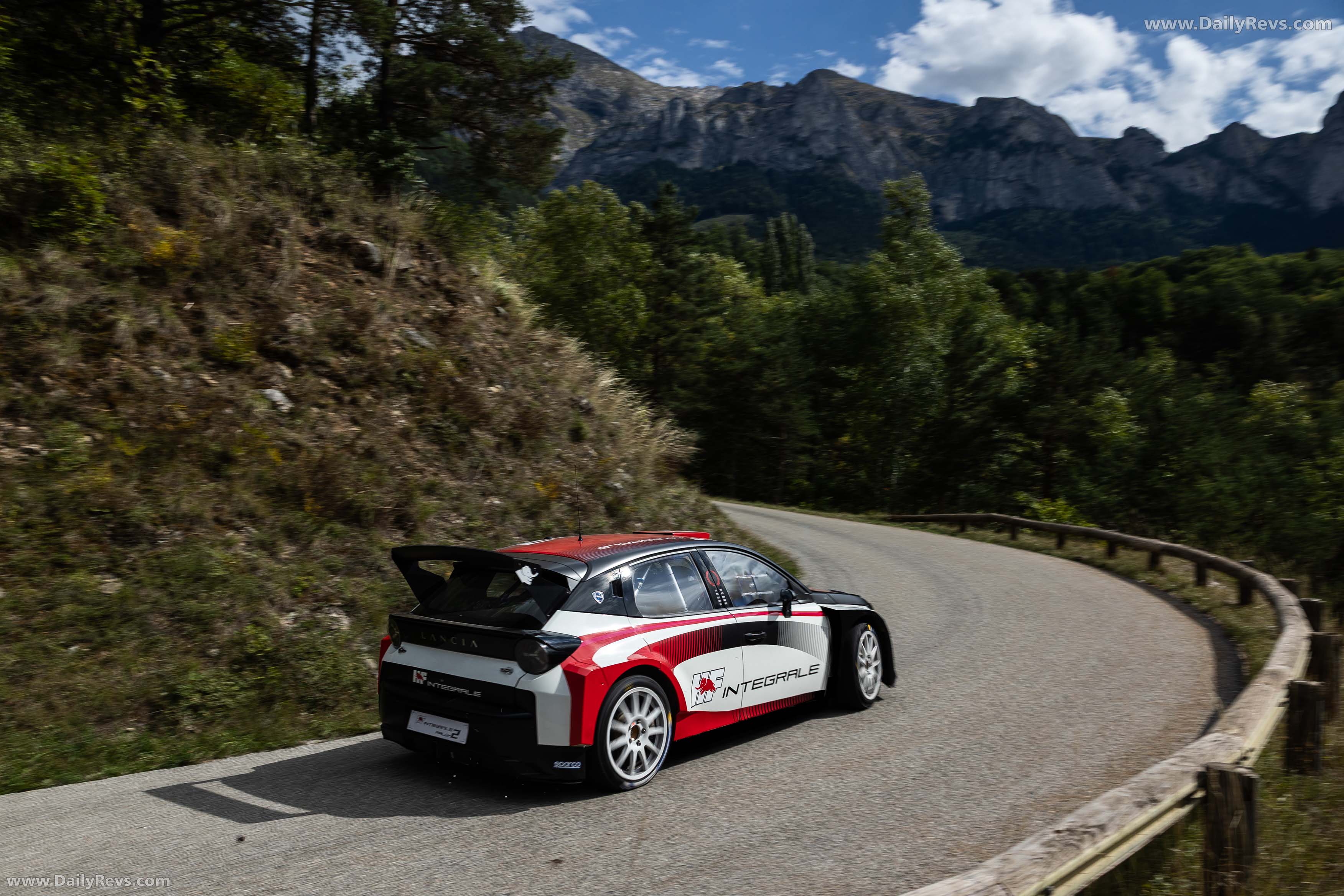 2026 Lancia Ypsilon Rally2 HF Integrale Rear View