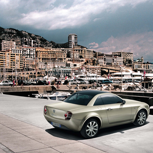 2003 Lancia Fulvia Coupe Concept Rear View