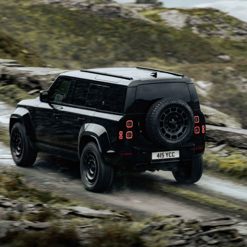 2026 Land Rover Defender OCTA Black Rear View