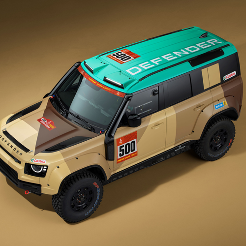 2026 Land Rover Defender Dakar D7X-R Top View
