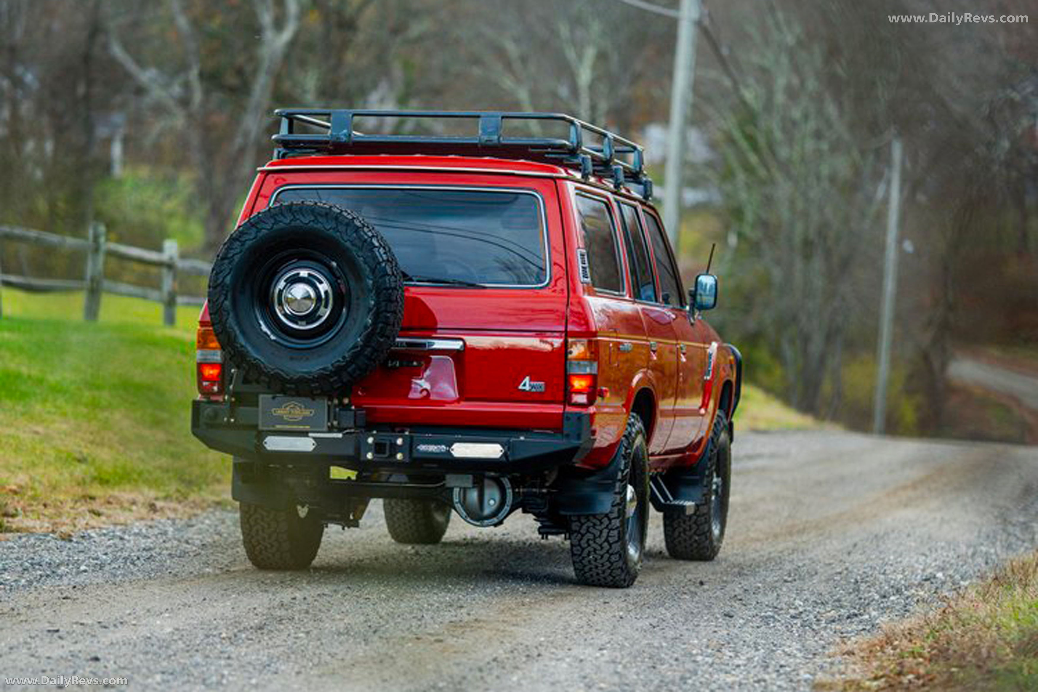 1985 Legacy Overland Toyota Land Cruiser FJ60 Rear View