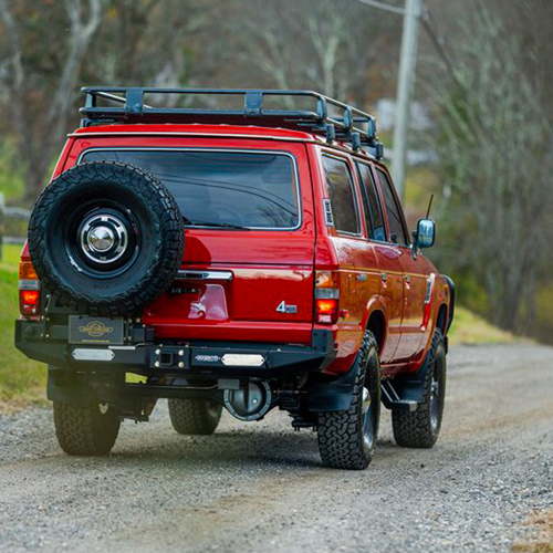 1985 Legacy Overland Toyota Land Cruiser FJ60 Rear View