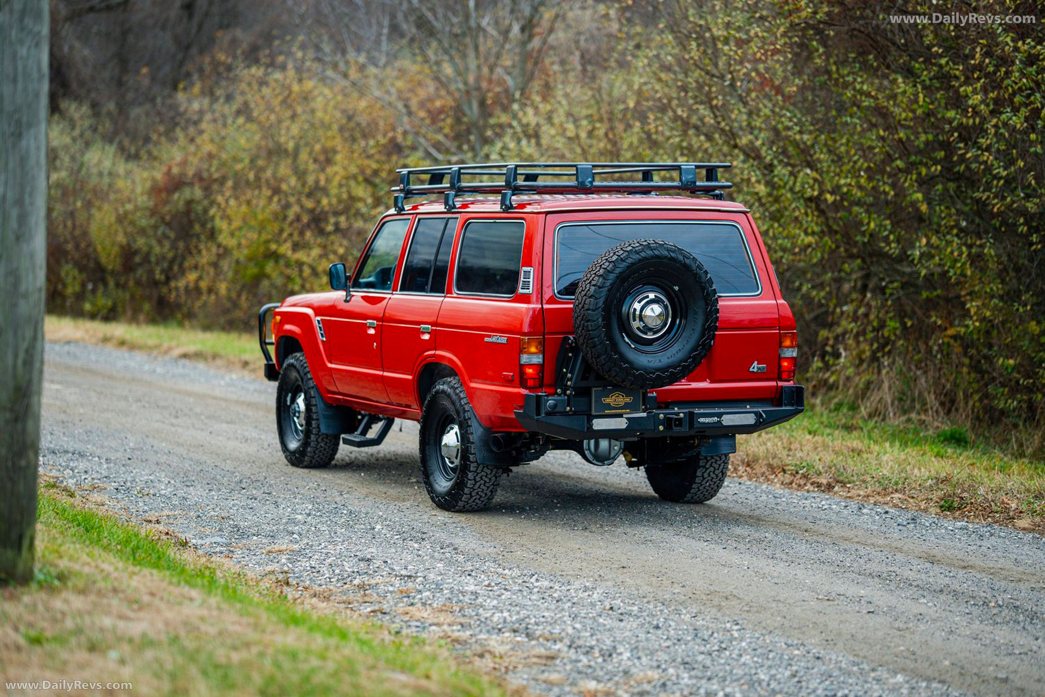 1985 Legacy Overland Toyota Land Cruiser FJ60 Rear View