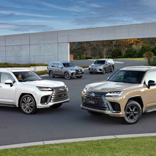 2025 Lexus LX 500d Overtrail Top View